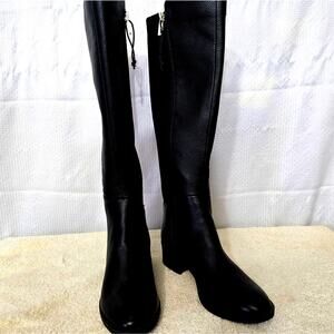 NWB KENNETH COLE WOMEN'S LEVON KNEE HIGH BOOT BLACK SIZE 5
